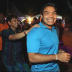 Namal and Cabraal at St. Kitts