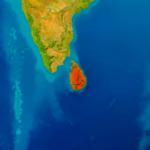 Sri Lanka from sky