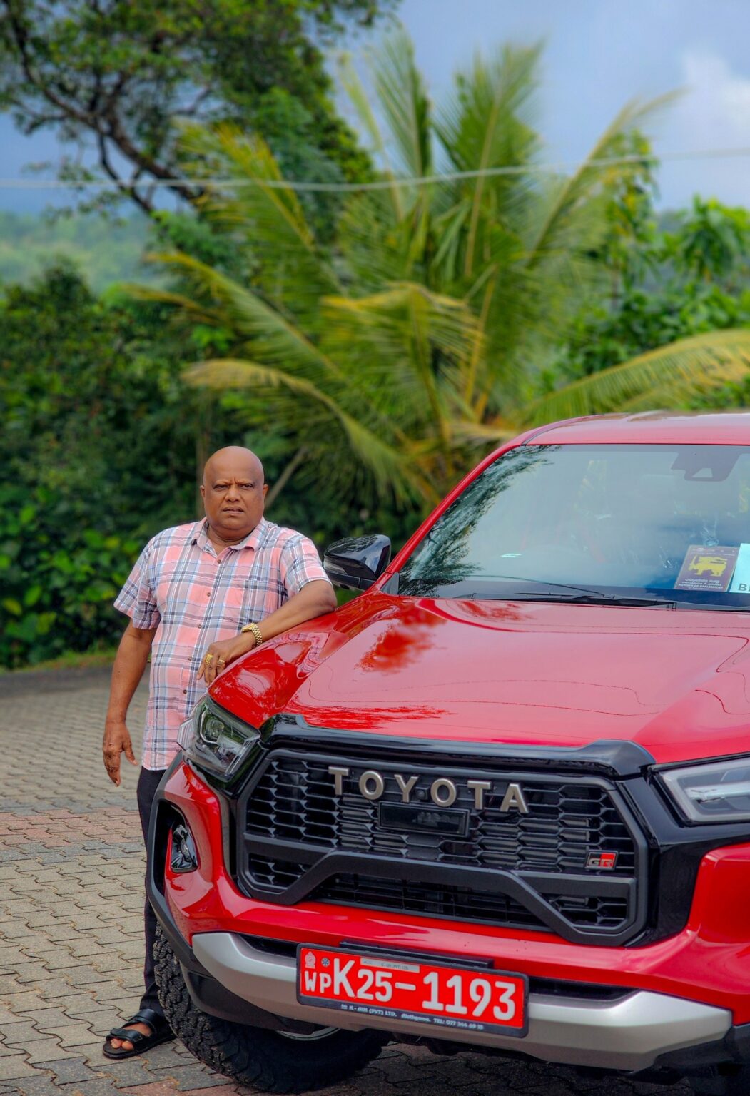 Jagath Withana vehicle