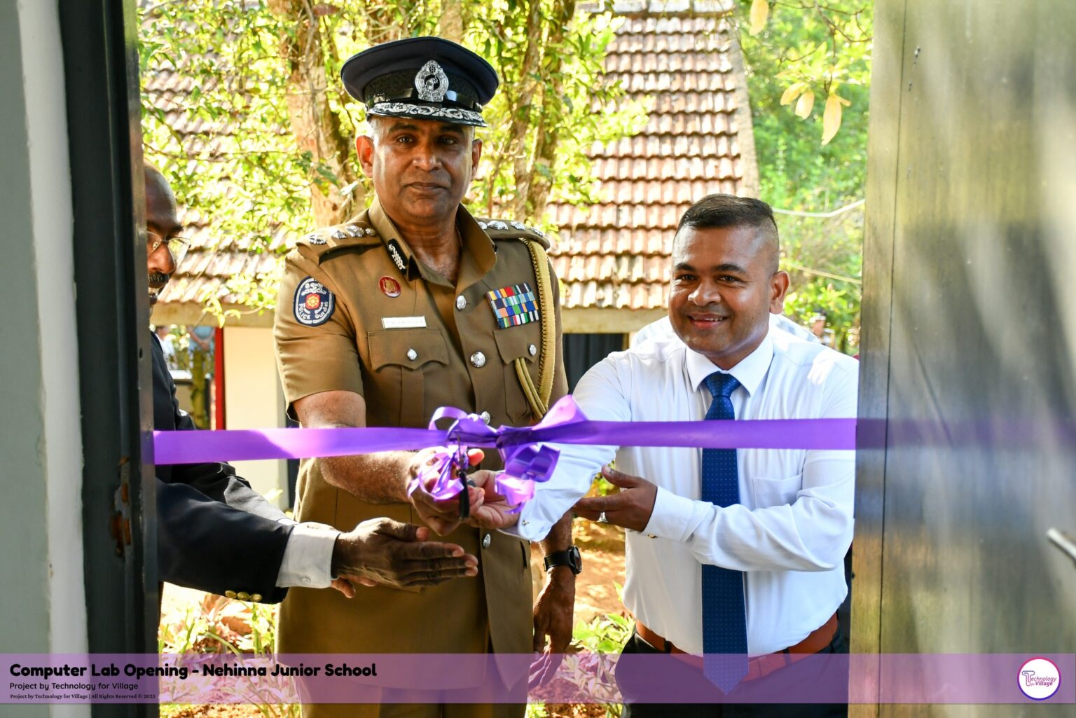 Priyantha Weerasuriya, IGP, in his school