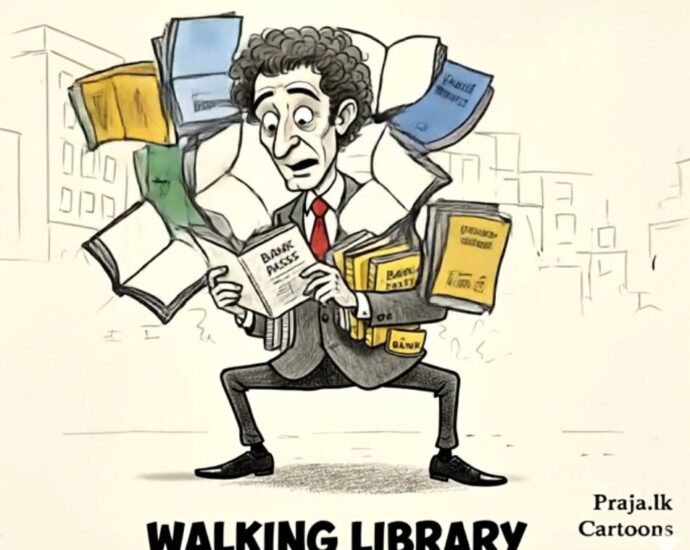 Cartoon by Ajith Perakum Jayasinghe