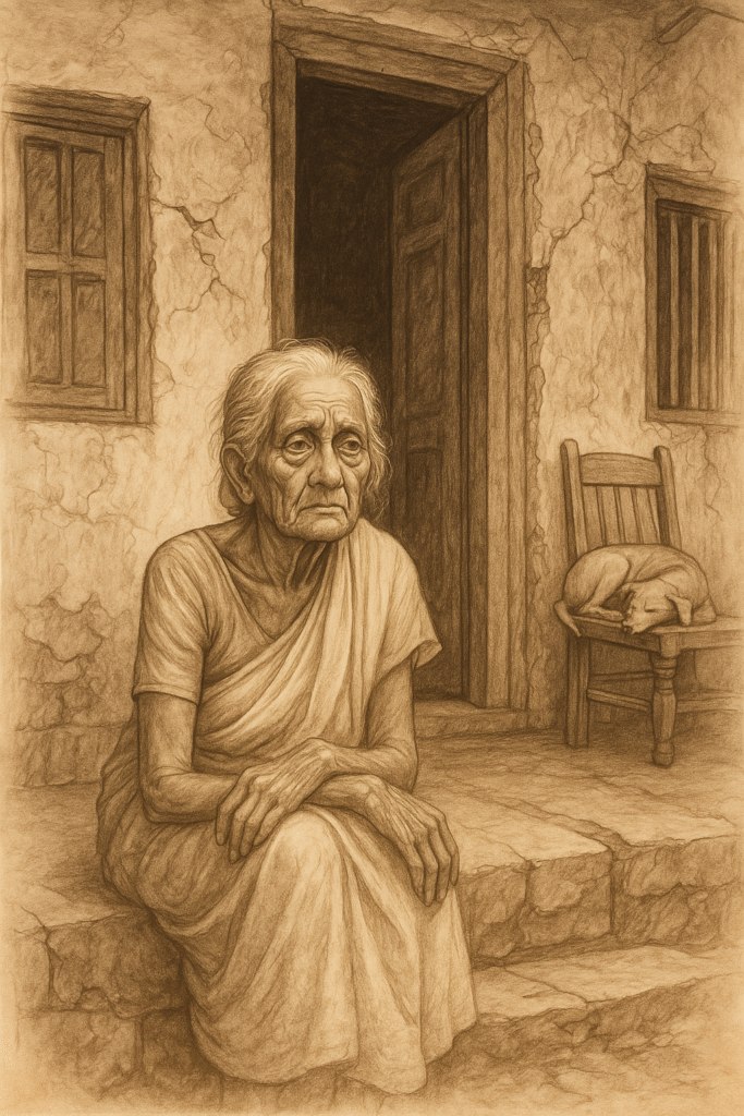 Elderly Tamil Woman