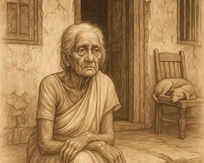 Elderly Tamil Woman