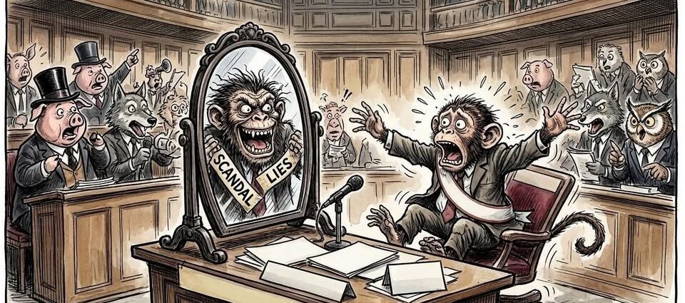 mirror and monkey