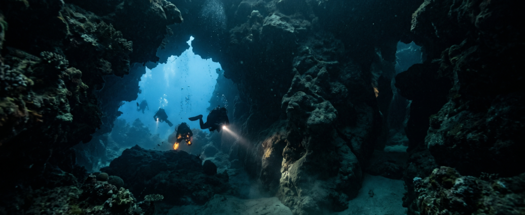 undersea caves