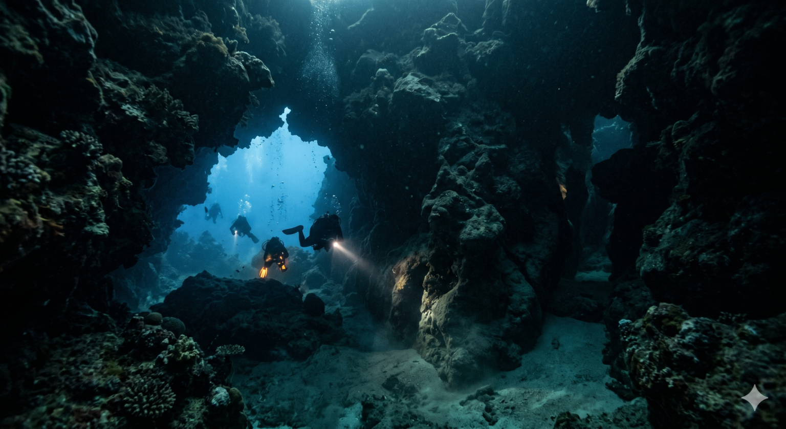 undersea caves